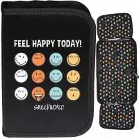 Ilustracja produktu Paso Piórnik Dwuklapkowy bez Wyposażenia Feel Happy SM25LR-P001BW