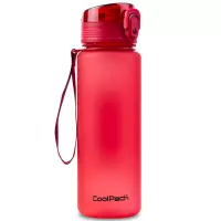 Ilustracja CoolPack Brisk Bidon 600ml Rpet Red Z16642
