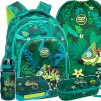 Ilustracja produktu CoolPack Zestaw Szkolny Tropic 5el. Plecak Prime Pro F162965 + Worek F159965 + Piórnik F062965 + Z17965 + Z18965