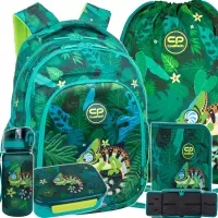 Ilustracja produktu CoolPack Zestaw Szkolny Tropic 5el. Plecak Prime Pro F162965 + Worek F159965 + Piórnik F076965 + Z17965 + Z18965