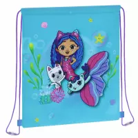 Ilustracja Starpak Worek Szkolny na Obuwie Koci Domek Gabi Syrenka 575073