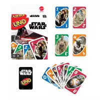 Ilustracja produktu Mattel Gra Karciana Uno Star Wars Gwiezne Wojny GPP00