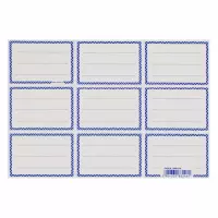 Ilustracja produktu Starpak Naklejki Na Zeszyt Frame 1 Listek 9szt