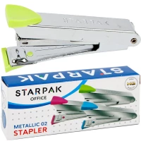 Ilustracja  STARPAK Zszywacz Metallic 02 Zielony 436923