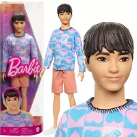 Ilustracja Mattel Barbie Lalka Stylowy Ken Bluza HRH24 