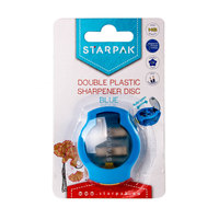 Ilustracja produktu Starpak Temperówka Podwójna z Pojemnikiem Niebieska 471003