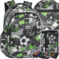 Ilustracja produktu CoolPack Zestaw Szkolny Let's Gol 3el. Plecak Jerry F029674 + Piórnik F066674 + Worek F070674