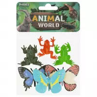 Ilustracja produktu Mega Creatiwe Zwierzęta Figurki Motyl Żaba 571513