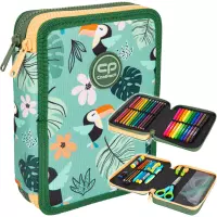 Ilustracja CoolPack Jumper XL Piórnik Dwukomorowy Z Wyposażeniem Toucans F077662