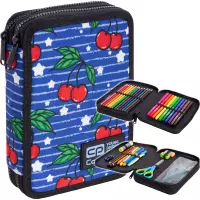 Ilustracja produktu CoolPack Jumper XL Piórnik Dwukomorowy Z Wyposażeniem Cherries C77238