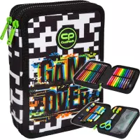 Ilustracja CoolPack Jumper XL Piórnik Dwukomorowy Z Wyposażeniem Game Over F077679