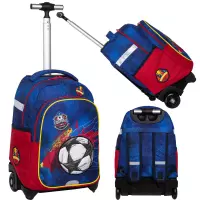 Ilustracja produktu Colorino School Jack Plecak Szkolny Na Kółkach Football F107652
