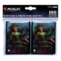 Ilustracja produktu Ultra-Pro: Magic the Gathering - Outlaws of Thunder Junction - Matte Deck Protector Sleeves - Vraska, the Silencer (100 szt.)
