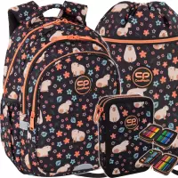 Ilustracja produktu CoolPack Jerry Plecak Szkolny Capybara F029937 + Worek F070937 + Piórnik F066937
