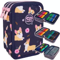 Ilustracja produktu CoolPack Jumper 3 Piórnik Trzykomorowy Z Wyposażeniem Elisabeth F067933