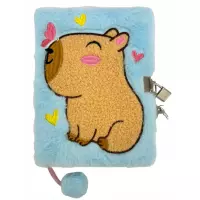 Ilustracja St. Majewski Pamiętnik z Kłódką A5 96 kartek Capybara Kapibara 669408