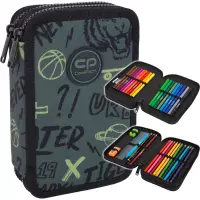 Ilustracja produktu CoolPack Jumper 2 Piórnik Dwukomorowy Z Wyposażeniem Tiger F066931