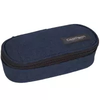 Ilustracja produktu Coolpack Campus Piórnik Tuba Usztywniona z Organizerem Snow Dark Blue E62024