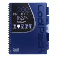 Ilustracja produktu Coolpack Kołozeszyt Ciemnoniebieski A4 100 Kartek Kratka 94283CP