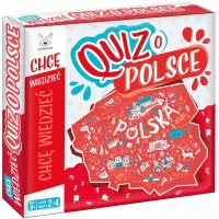 Ilustracja Chcę Wiedzieć. Quiz o Polsce