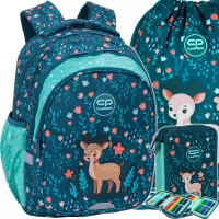 Ilustracja produktu CoolPack Zestaw Szkolny Deer 3el. Plecak Jerry F029962 + Worek F159962 + Piórnik F066962