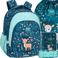 Ilustracja produktu CoolPack Zestaw Szkolny Deer 3el. Plecak Prime Pro F162962 + Worek F159962 + Piórnik F076962