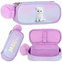 Ilustracja produktu Starpak Piórnik Szkolny Tuba Usztywniana Kitty 576206