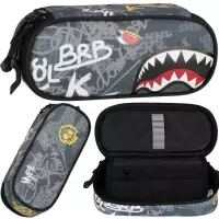 Ilustracja Starpak Piórnik Szkolny Tuba Usztywniana Shark 576250