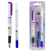 Ilustracja produktu Starpak Pióro Wieczne + 2 Naboje + Wymazywacz Kitty 583518