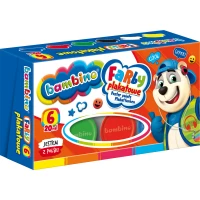 Ilustracja produktu Bambino Farby Plakatowe 6 Kolorów 20ml 001598