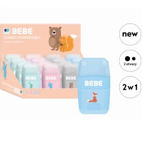 Ilustracja  Interdruk Gumko-Temperówka BEBE Pastel Kids 296023