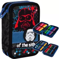 Ilustracja produktu CoolPack Jumper 2 Piórnik Dwukomorowy Z Wyposażeniem Star Wars F066779