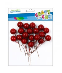Ilustracja Craft With Fun Ozdoba Dekoracyjna Wisienki Na Drucie 463439