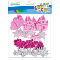 Ilustracja Craft With Fun Ozdoba Dekoracyjna Księżniczka Zamek Korona 463745