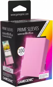Ilustracja produktu Gamegenic: Prime Sleeves (66x91 mm) - Koszulki na Karty - Pink - 100 sztuk