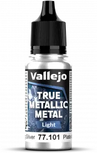 Ilustracja produktu Vallejo: 77.101 - True Metallic Metal - Light - Sterling Silver (18 ml)