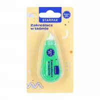 Ilustracja produktu Starpak Zakreślacz w Taśmie 5mmx5mb Ścieralny Zielony 578545