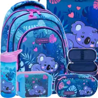 Ilustracja produktu AstraBag Zestaw Szkolny 5el. Sweet Koala Plecak AB330 502025001 + Worek 507025001 + Piórnik 503025003 + 511025001 + 511025002