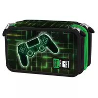 Ilustracja produktu St.Right Piórnik Trzykomorowy z Wyposażeniem PC-05 Neon Pad 681776