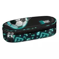 Ilustracja produktu St.Right Piórnik Tuba Saszetka Usztywniona PC-01 Neon Football 681165