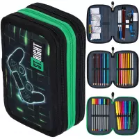 Ilustracja produktu St.Right Piórnik Trzykomorowy z Wyposażeniem PC-05 Neon Pad 681776