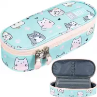 Ilustracja produktu St.Right Piórnik Tuba Saszetka Usztywniona PC-01 Charming Cats 685071