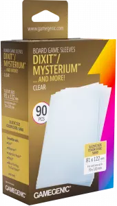 Ilustracja Gamegenic: Board Game Sleeves - Dixit (81x122 mm) - Koszulki na Karty - Clear - 90 sztuk