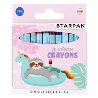 Ilustracja Starpak Kredki Woskowe 12 kolorów Koala 536294