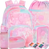 Ilustracja CoolPack Zestaw Szkolny Tie Dye 5el. Plecak Pick F099912 + Worek F070912 + Piórnik F067912 + Z17912 + Z07912