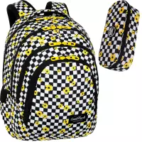 Ilustracja CoolPack Zestaw Szkolny Chess Flow 2el. Plecak Drafter F010745 + Piórnik F062745