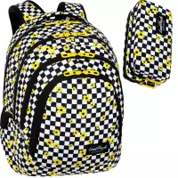 Ilustracja CoolPack Zestaw Szkolny Chess Flow 2el. Plecak Drafter F010745 + Piórnik F105745