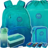 Ilustracja produktu CoolPack Zestaw Szkolny Gradient Ocean 5el. Plecak Pick E99509 + Worek E70509 + Piórnik E67509 + 56100CP + Z07690