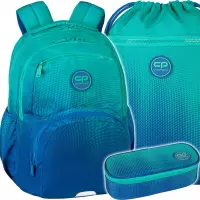 Ilustracja produktu CoolPack Zestaw Szkolny Gradient Ocean 3el. Plecak Pick E99509 + Worek E70509 + Piórnik E62509