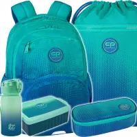 Ilustracja produktu CoolPack Zestaw Szkolny Gradient Ocean 5el. Plecak Pick E99509 + Worek E70509 + Piórnik E62509 + 56100CP + Z07690